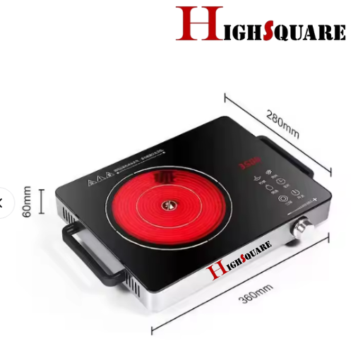 High Square Induction Cooker Top Electro Magnetic Smart Digital ...